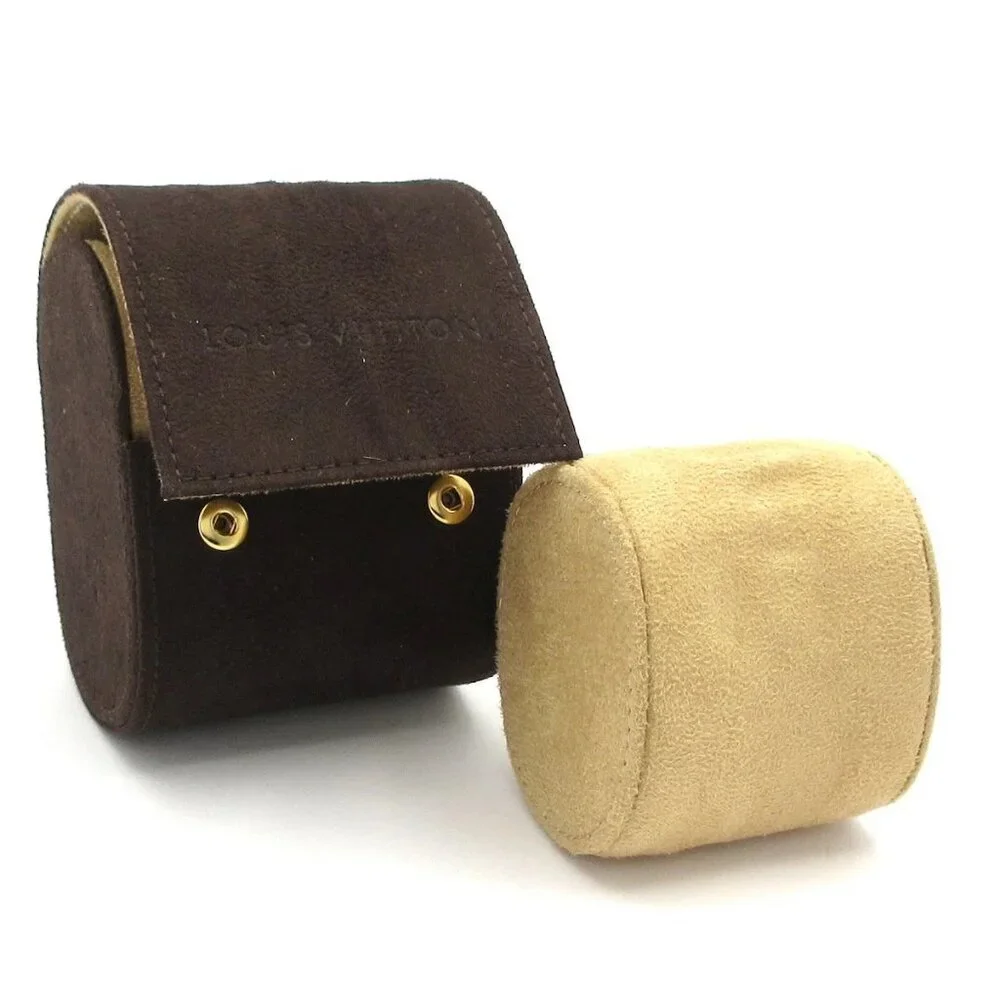 LOUIS VUITTON Tambour Chronograph Q1321 R***** Dark Brown Unisex Wrist Watch - Picture 12 of 12